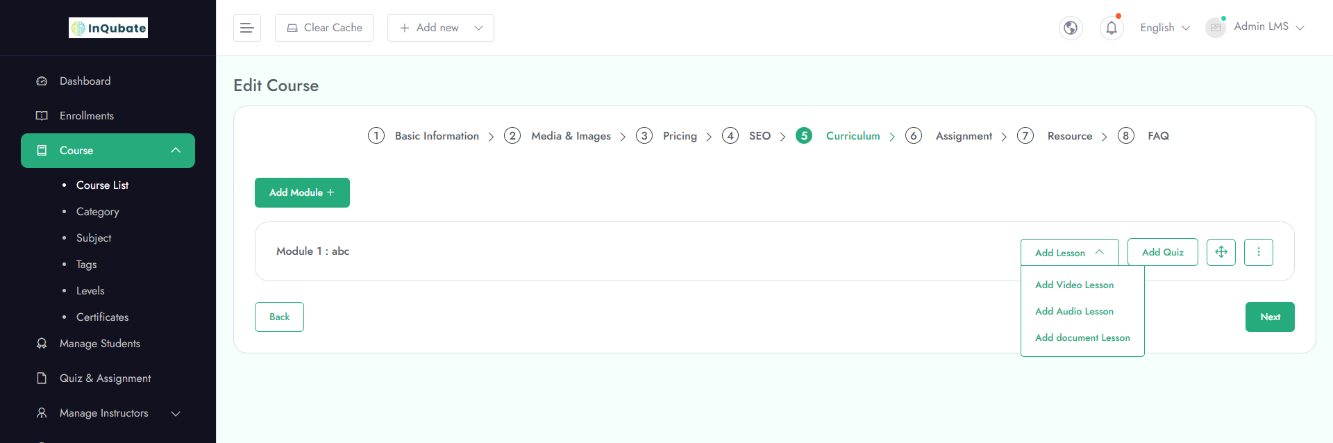 Dashboard Overview