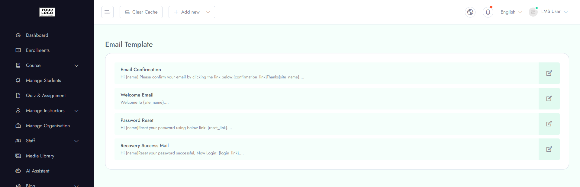 Dashboard Overview