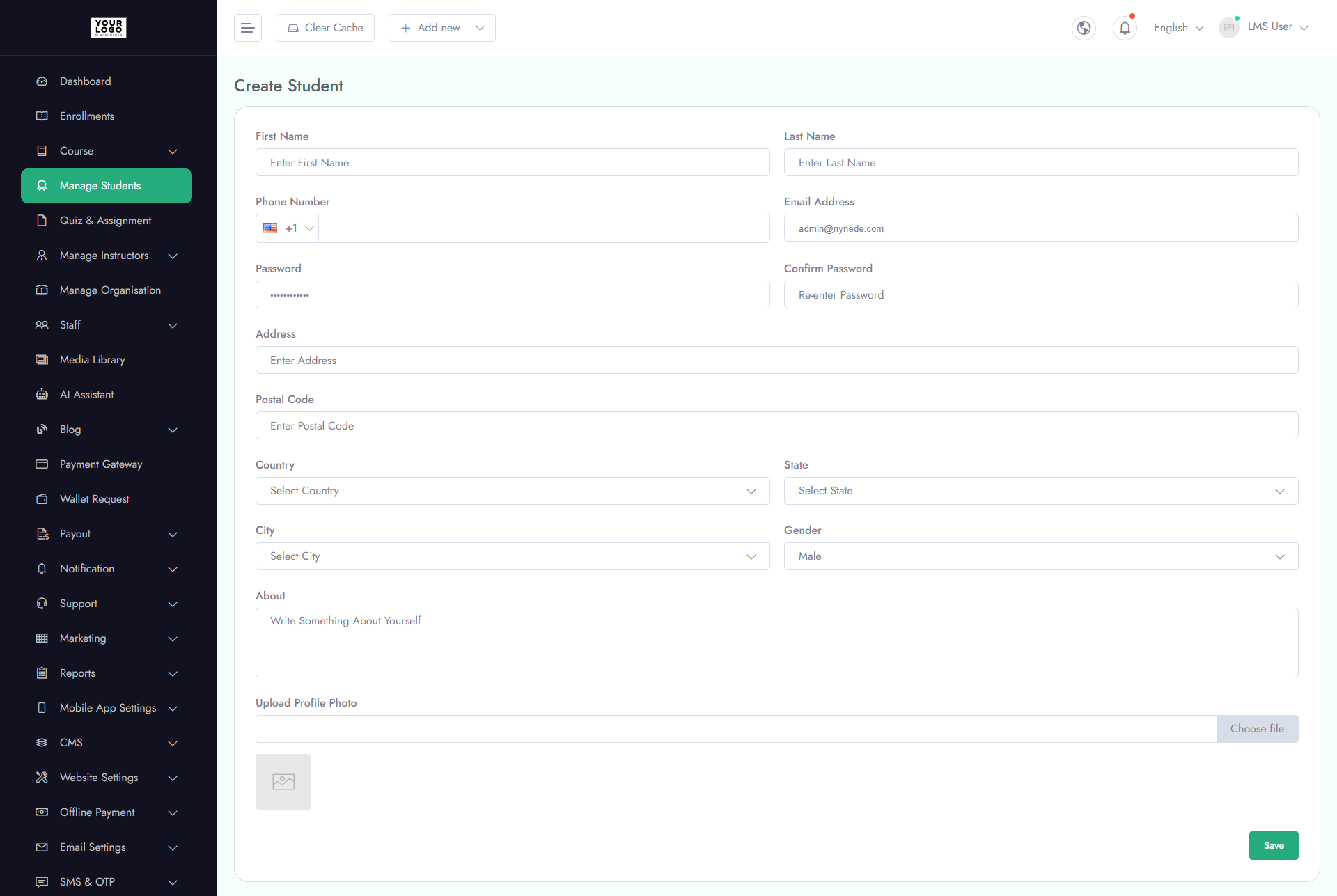 Dashboard Overview